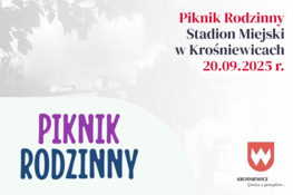 Grafika dekoracyjna - Piknik Rodzinny Stadion Miejski w Krośniewicach - 20.09.2025 r.