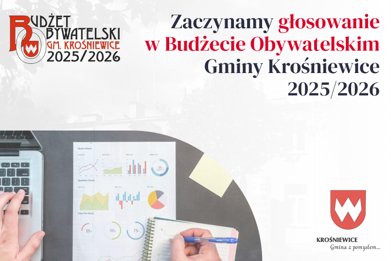 Zaczynamy Głosowanie w Budżecie Obywatelskim Gminy Krośniewice 2025/2026