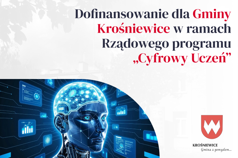 Dofinansowanie dla Gminy Krośniewice w ramach Rządowego programu „Cyfrowy Uczeń”