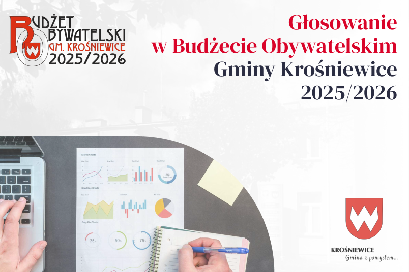 Ostatnie godziny głosowania w Budżecie Obywatelskim Gminy Krośniewice 2025/2026!