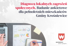 Grafika dekoracyjna - Diagnoza lokalnych zagrożeń społecznych. Badanie ankietowe dla pełnoletnich mieszkańców Gminy Krośniewice