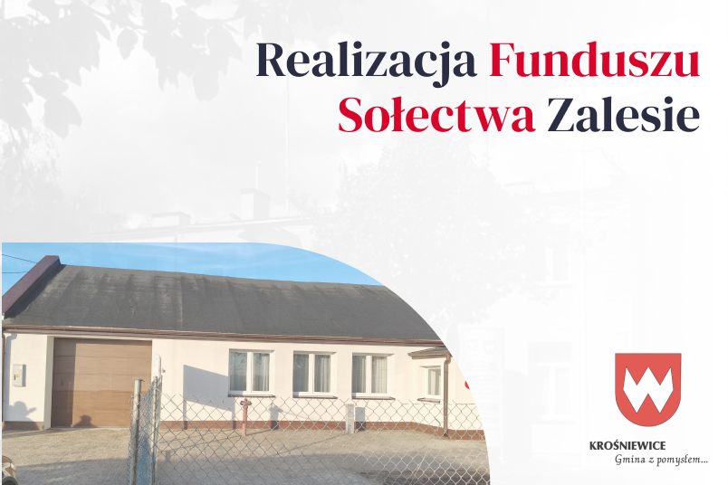 Realizacja Funduszu Sołectwa Zalesie!