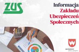 Grafika dekoracyjna - Informacja Zakładu Ubezpieczeń Społecznych