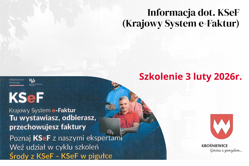 Informacja dot. KSeF (Krajowy System e-Faktur)