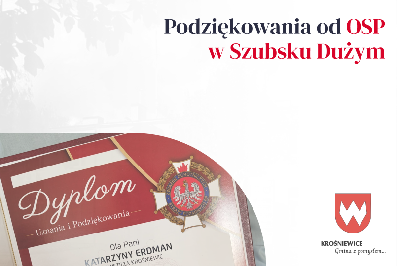 Wyjątkowa wizyta w Urzędzie Miejskim: Strażacy z OSP Szubsk Duży z wyrazami wdzięczności