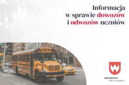 Grafika dekoracyjna - Informacja w sprawie dowozów i odwozów uczniów
