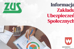 Grafika dekoracyjna - informacja Zakładu Ubezpieczeń Społecznych