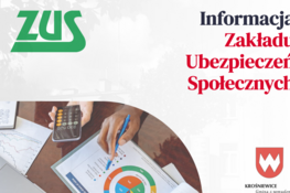 Grafika dekoracyjna - Informacja Zakładu Ubezpieczeń Społecznych