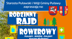 Rodzinny rajd rowerowy Puławy – Bonów – Puławy „Kręcimy dla Puław”