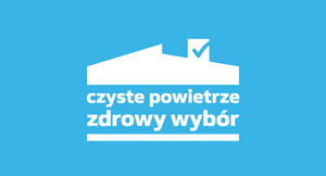 Logo programu czyste powietrze zdrowy wybór.