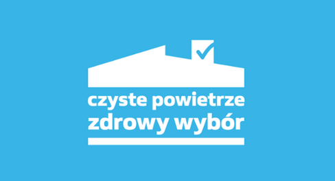 Logo programu czyste powietrze zdrowy wybór.