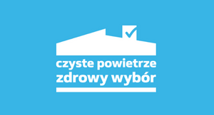 Logo programu czyste powietrze zdrowy wybór.