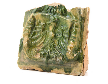    Tile from the castle in Krupe