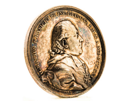 Medal nagrodowy dla biskupa Ignacego Krasickiego