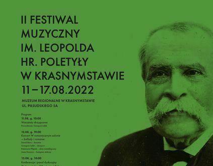 Plakat - II Festiwal Muzyczny im Leopolda Poletyły