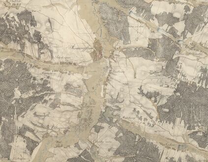 Mapa topograficzna Krasnegostawu 1801-1804