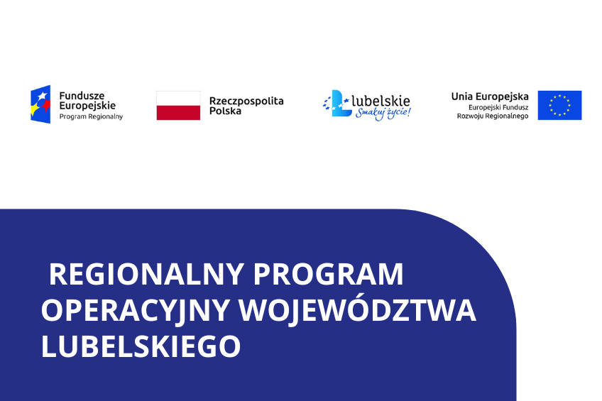 Logotypy: fundusze europejskie programy regionalne flaga Rzeczpospolita Polska lubelskie smakuj życie Unia Europejska europejski fundusz Rozwoju Regionalnego napis regionalny program operacyjny województwa lubelskiego