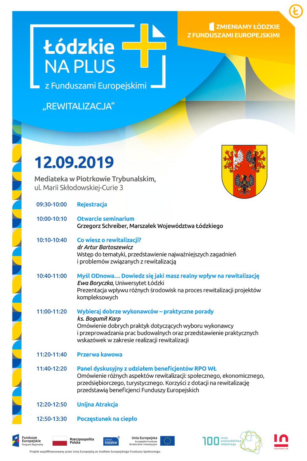 Łódzkie na plus z Funduszami Europejskimi