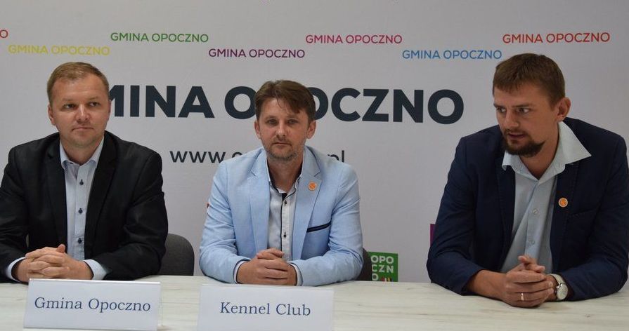 Konferencja prasowa dotycząca I Krajowej Wystawy Psów Rasowych pod Patronatem i o Puchar Burmistrza Opoczna