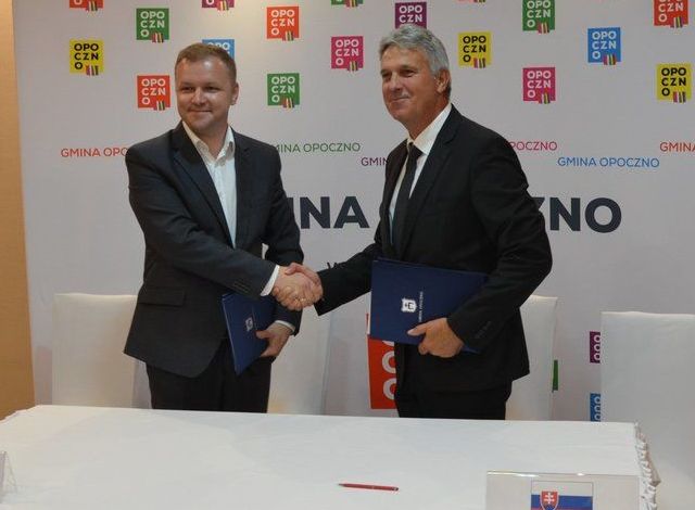 Delegacja z miasta partnerskiego Bytča w Opocznie