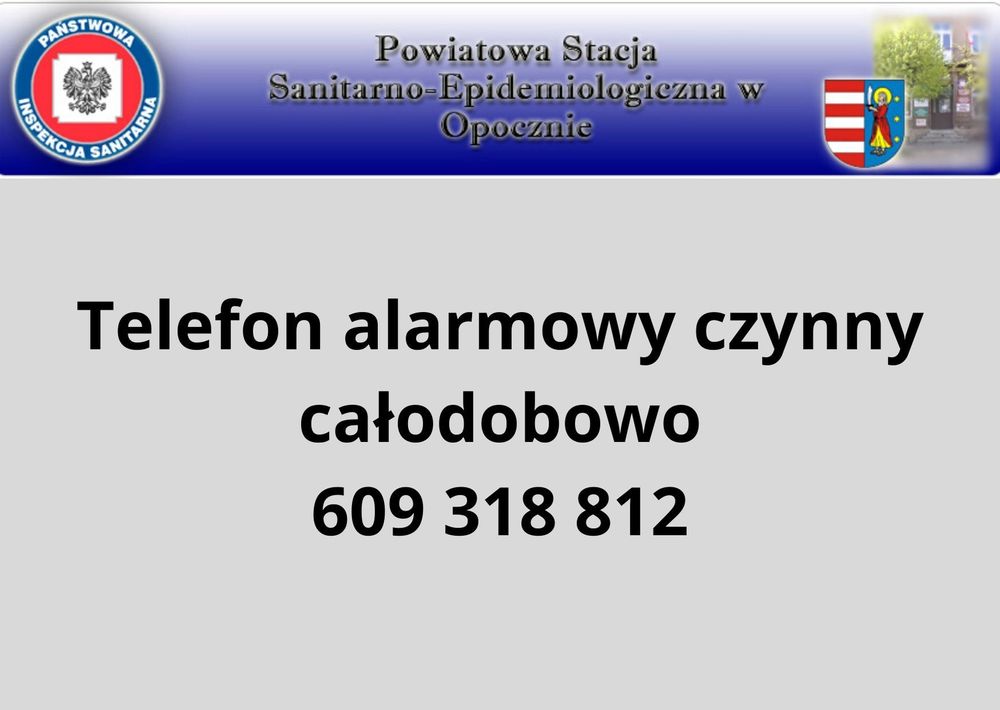 Całodobowy numer do Sanepidu w Opocznie