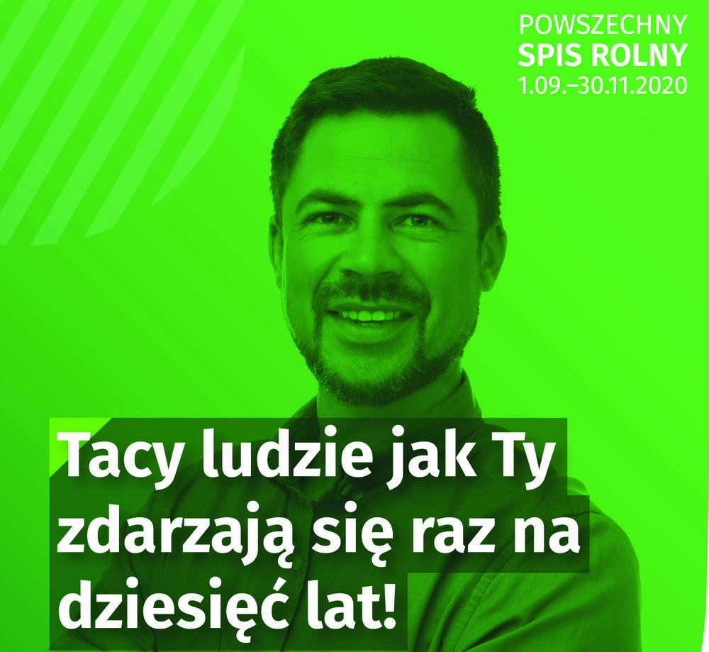 Nabór kandydatów na rachmistrzów terenowych w Powszechnym Spisie Rolnym w 2020 roku