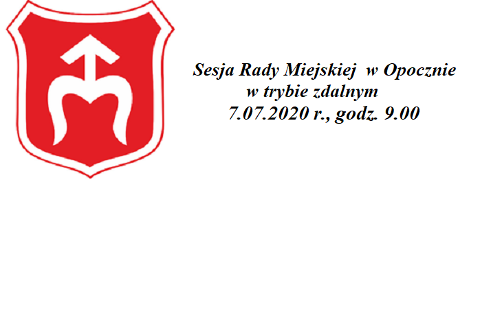 Zawiadomienie o sesji Rady Miejskiej w Opocznie 