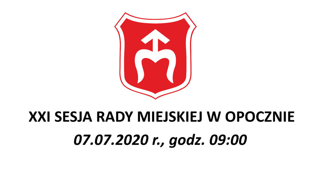XXI sesja Rady Miejskiej on-line 