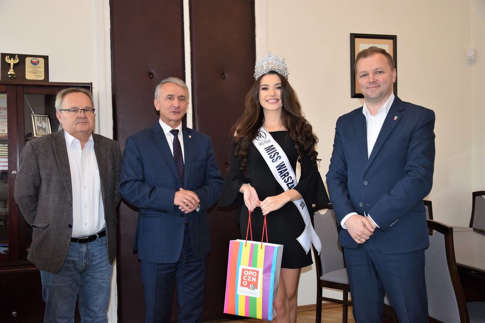 Zwyciężczyni konkursu piękności z wizytą u burmistrza