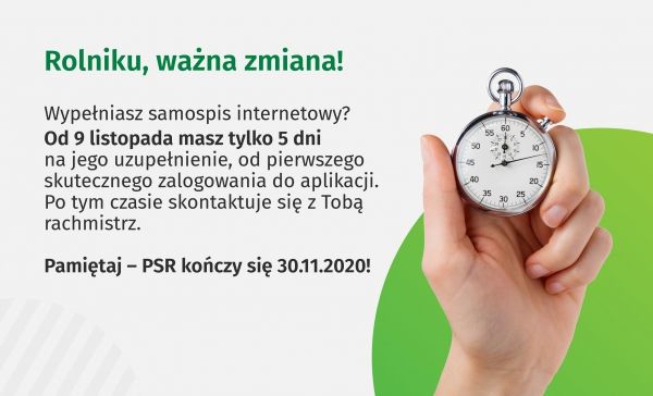 Ważna informacja dla Rolników