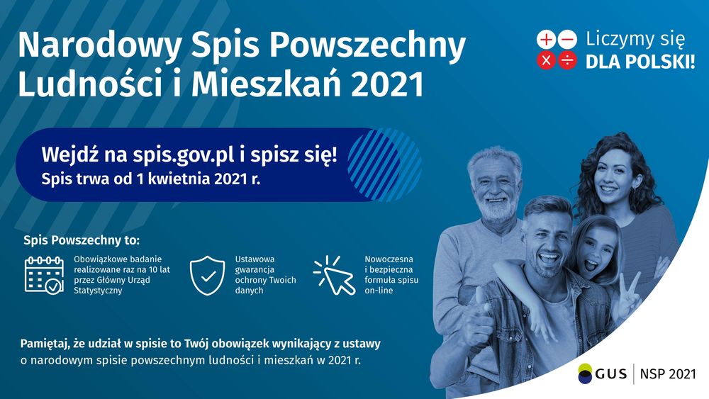 Już 1 Kwietnia rozpocznie się  Narodowy Spis Powszechny Ludności i Mieszkań 2021