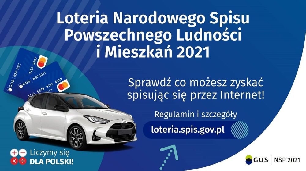 Loteria Narodowego Spisu Powszechnego Ludności i Mieszkań! 