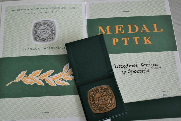 Medal PTTK dla Gminy Opoczno