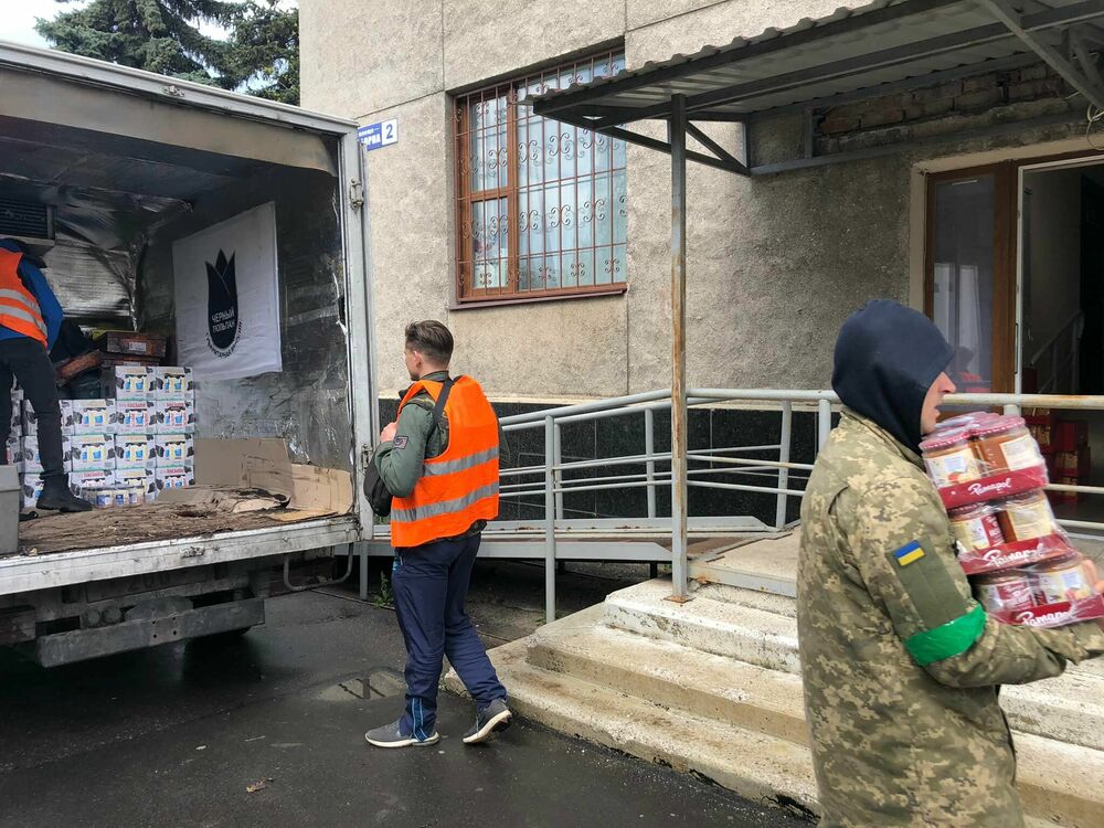 Pomoc humanitarna dla Słowiańska 