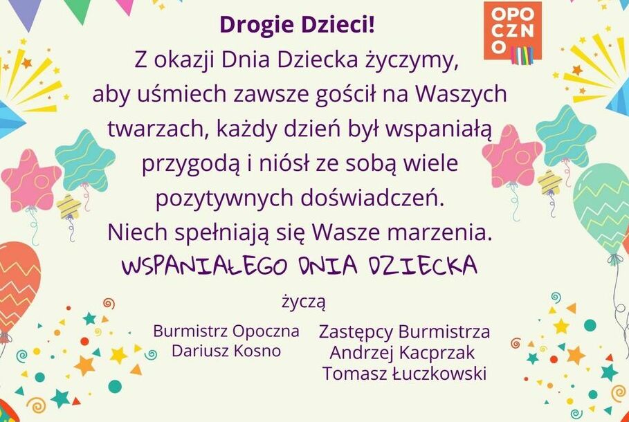 1 czerwca - Dzień Dziecka