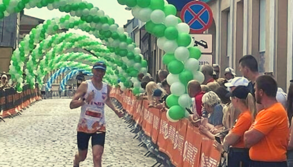 Grzegorz Stępień reprezentował Opoczno w Półmaratonie Słowaka w Grodzisku Wielkopolskim