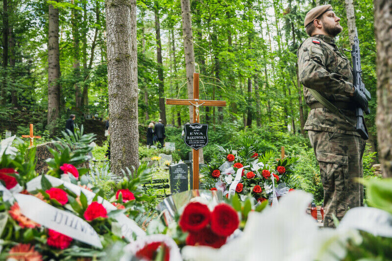 Ostatnie pożegnanie śp. Ewy Bąkowskiej Honorowej Obywatelki Gminy Opoczno