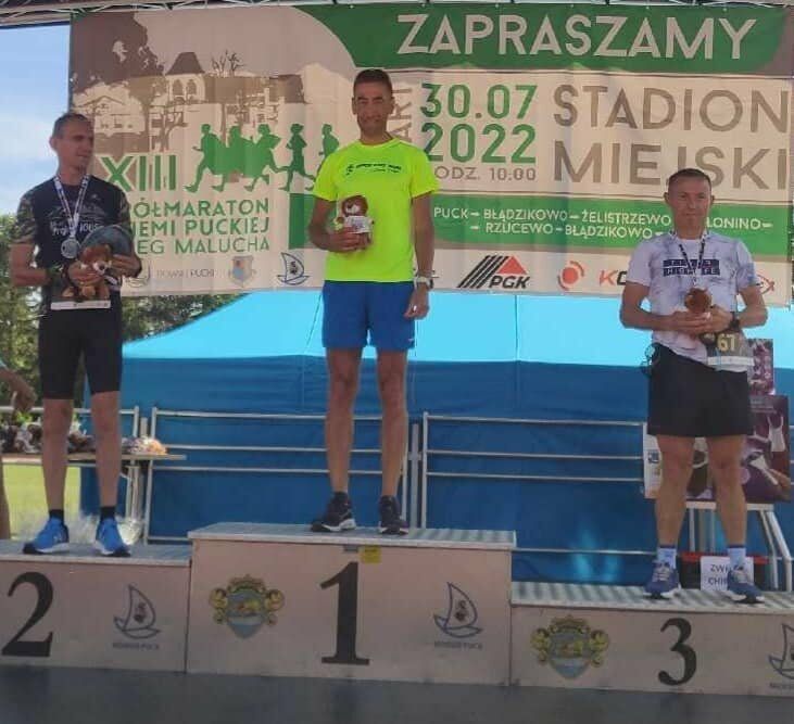 Złoto Grzegorza Stępnia na XIII Półmaratonie w Pucku