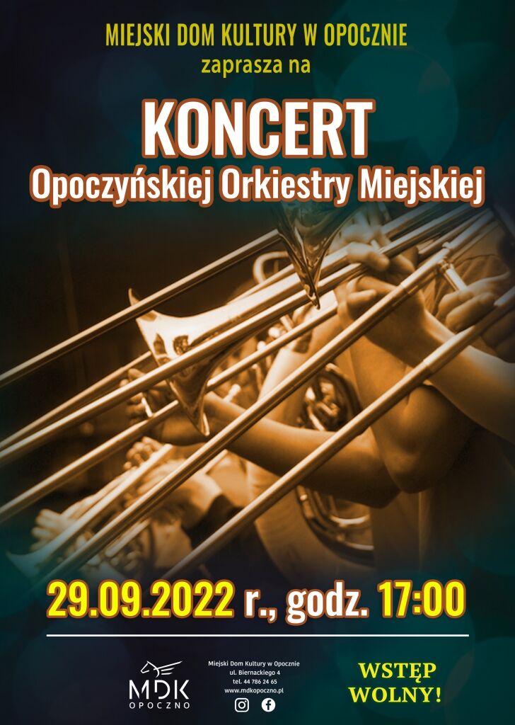 Koncert Orkiestry Miejskiej już w czwartek!