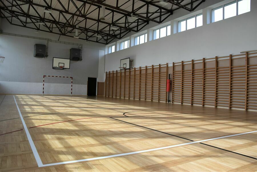 Remont sali gimnastycznej w Libiszowie