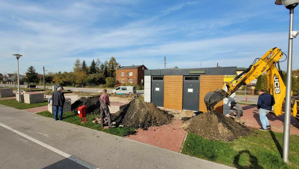 Trwają prace budowlane przy opoczyńskim zalewie w ramach realizacji projektu pn. „OPOCZNO – ZALEW PEŁEN ENERGII”