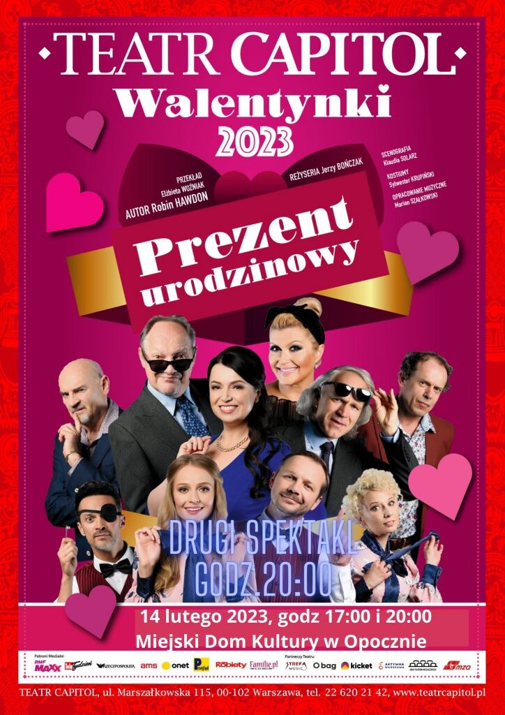 Walentynkowy PREZENT URODZINOWY z plejadą gwiazd w MDK