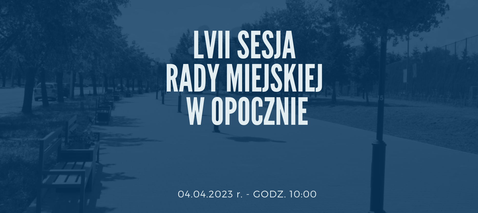 Zawiadomienie o sesji Rady Miejskiej w Opocznie w trybie stacjonarnym