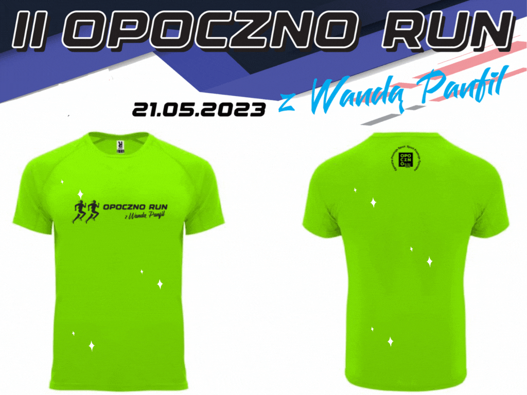 Koszulka II Opoczno Run z Wandą Panfil