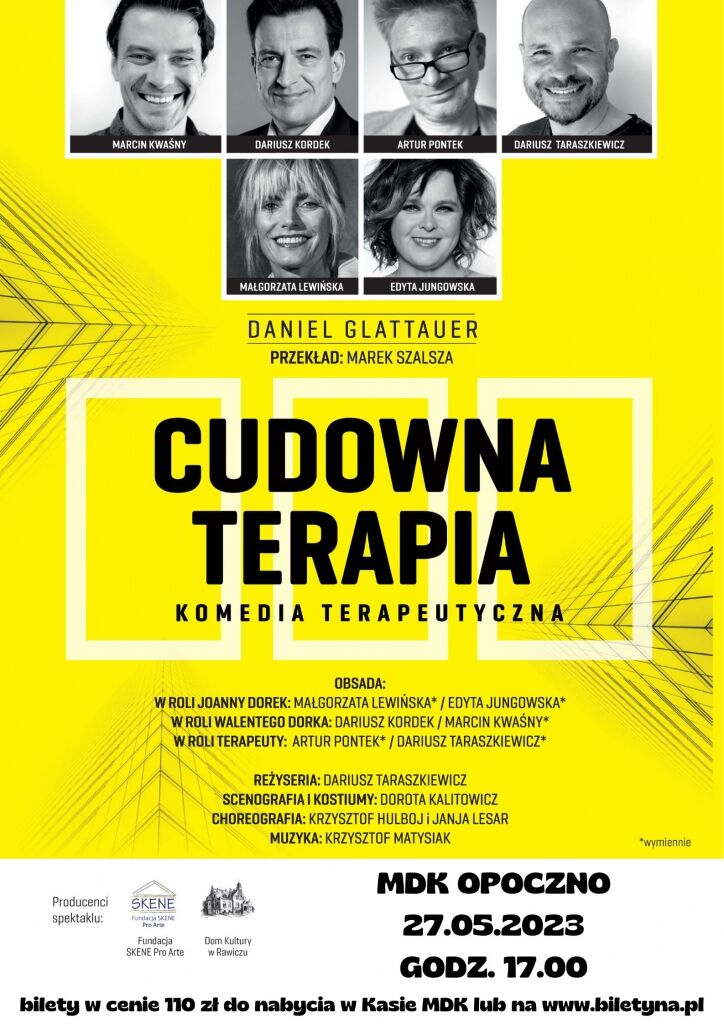 CUDOWNA TERAPIA - komedia terapeutyczna w MDK. Zapraszamy!