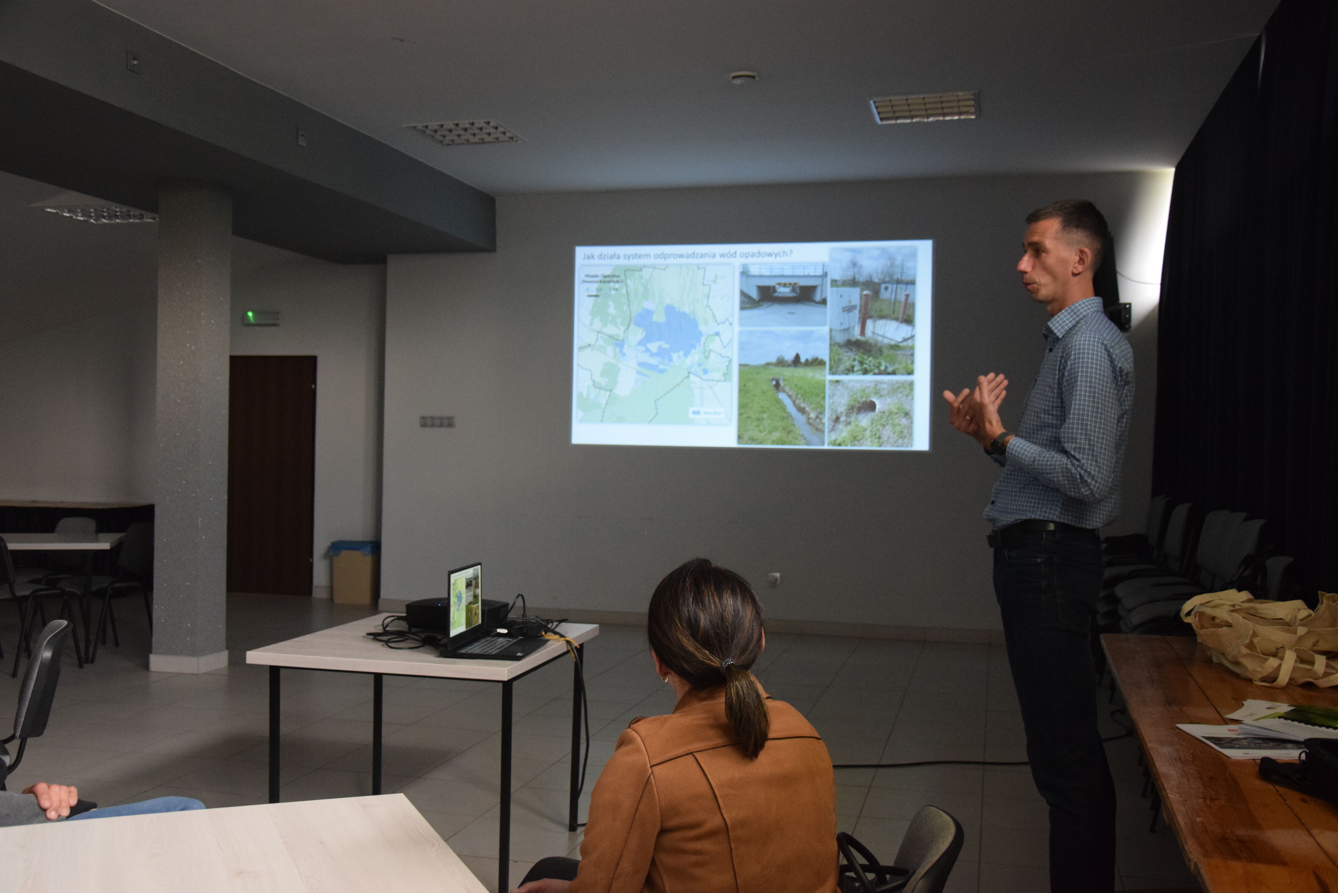 Prezentacja projektu zintegrowanego zagospodarowania wód opadowych i roztopowych oraz zapobiegania powodziom, podtopieniom i suszy