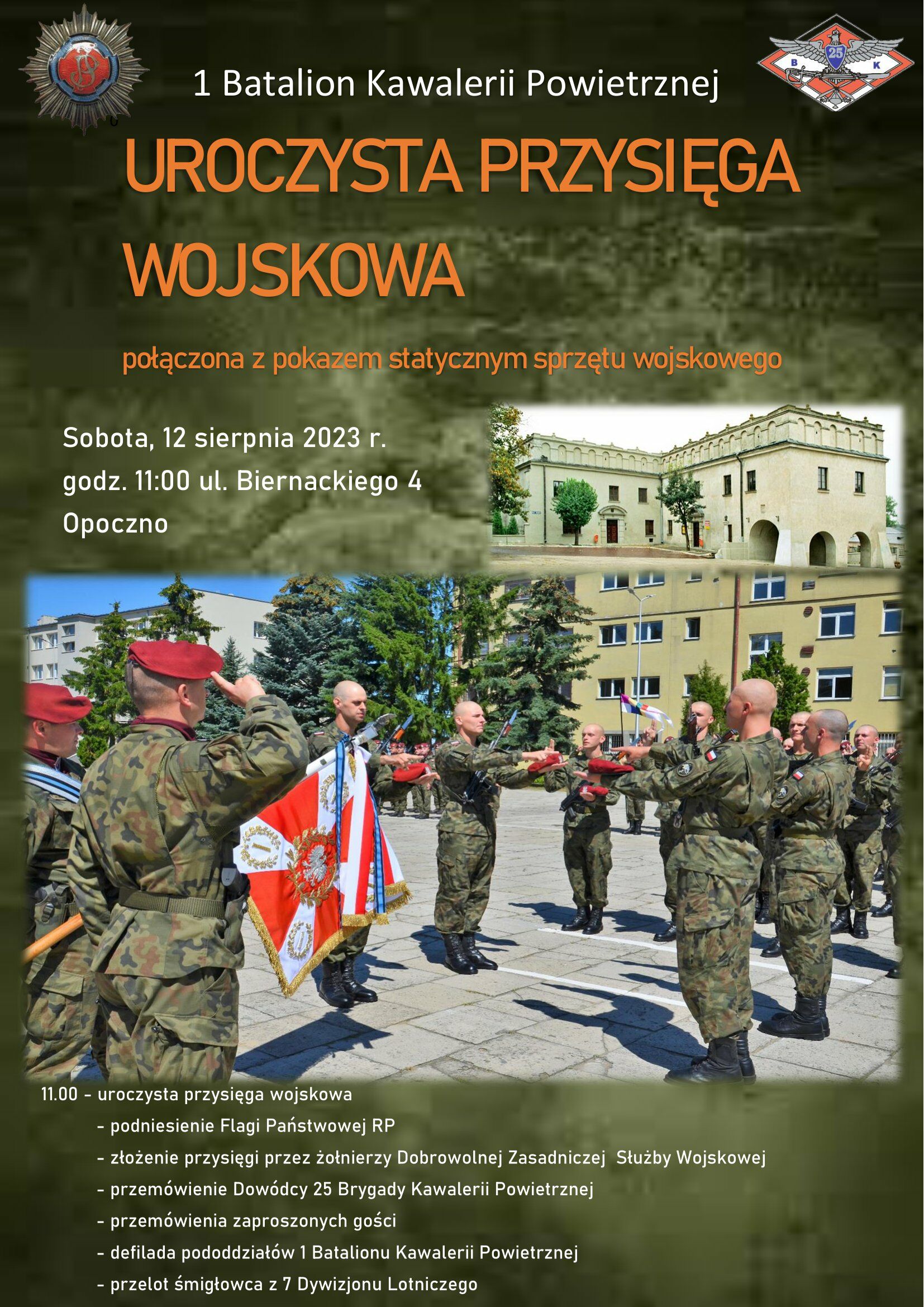 Przysięga wojskowa w Opocznie