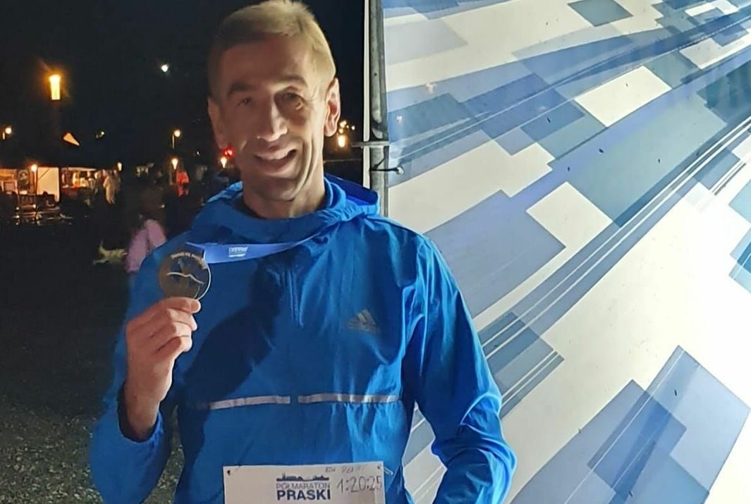 Grzegorz Stępień wystartował w Półmaratonie Praskim