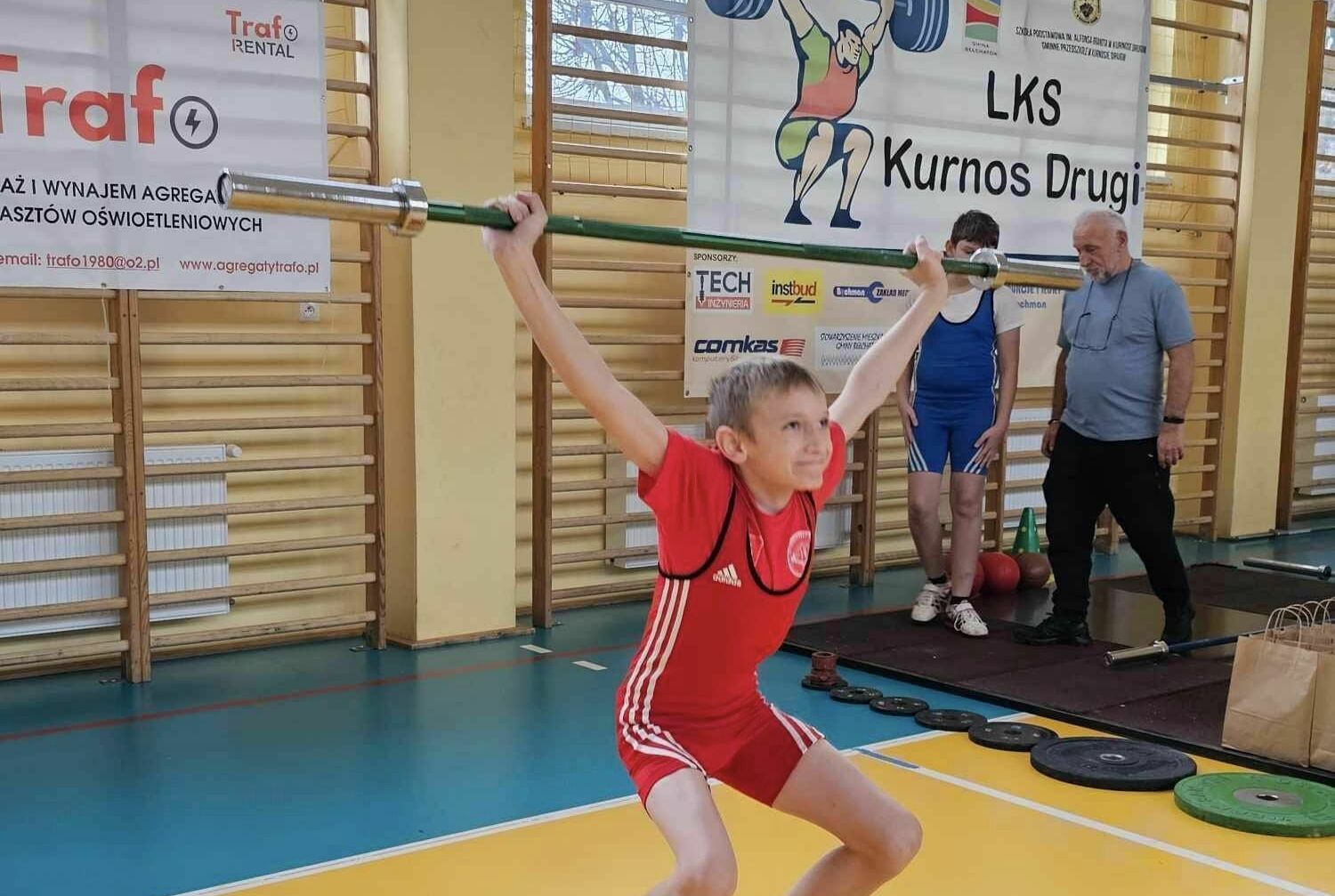 LKS Opocznianka Opoczno na zawodach IV rzucie Wojewódzkiego Wieloboju Atletycznego w Kurnosie Drugim