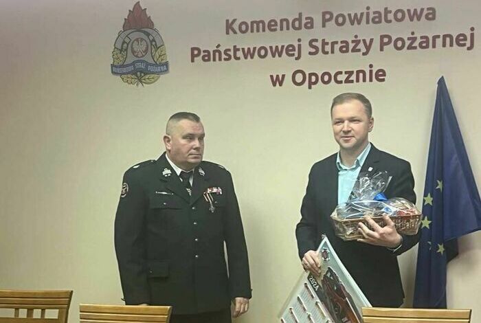 Noworoczne spotkanie Zarządu Oddziału powiatowego ZOSP RP w Opocznie